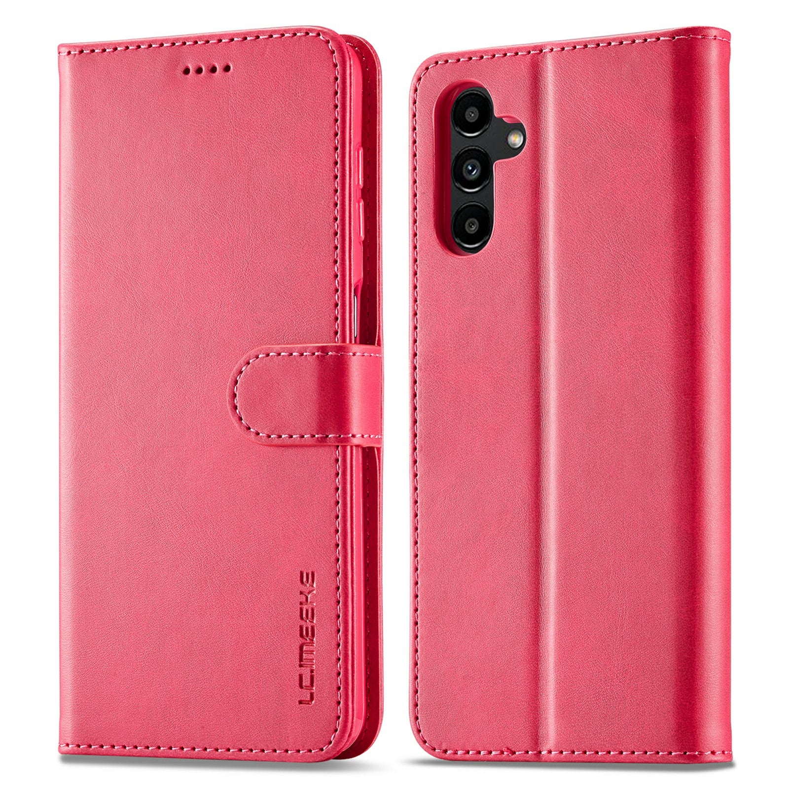 LC.IMEEKE For Samsung Galaxy A34 5G Calf Texture Case Wallet Stand Design Magnetic Clasp Leather Phone Cover LC.IMEEKE For Samsung Galaxy A34 5G Calf Texture Case Wallet Stand Design Magnetic Clasp Leather Phone Cover
